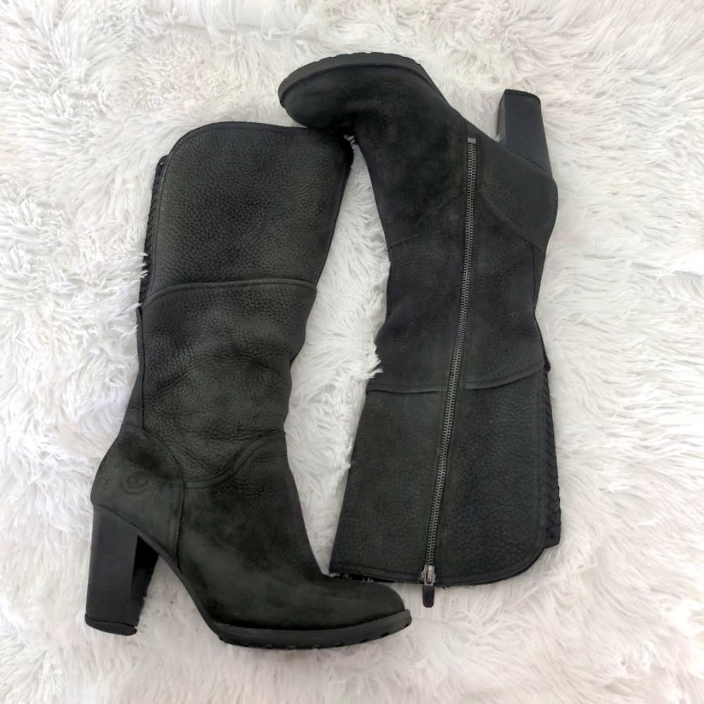 Timberland Waterproof Suede Leather Boots Knee High Size 9